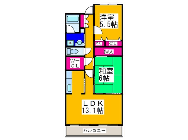 エクセレントの物件間取画像